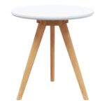 vidaXL Sada konferenčných stolíkov z masívneho dreva, orech a drevotriesky – Obrázok 6