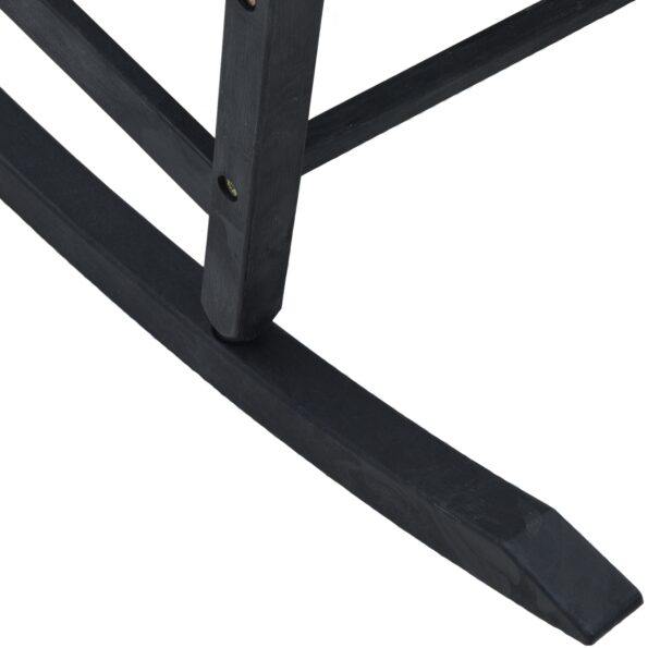 vidaXL Hojdacie kreslo Čierna 65x84x114 cm HDPE – Obrázok 7