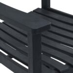 vidaXL Hojdacie kreslo Čierna 65x84x114 cm HDPE – Obrázok 9