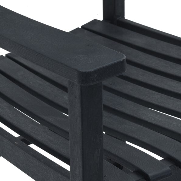 vidaXL Hojdacie kreslo Čierna 65x84x114 cm HDPE – Obrázok 9