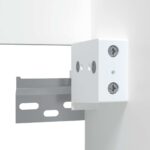 vidXL Kúpeľňová skrinka so zrkadlom biela kompozitné drevo – Obrázok 9