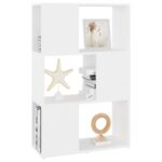 vidaXL Knižnica deliaca stena biela 60x24x94 cm drevotrieska – Obrázok 4