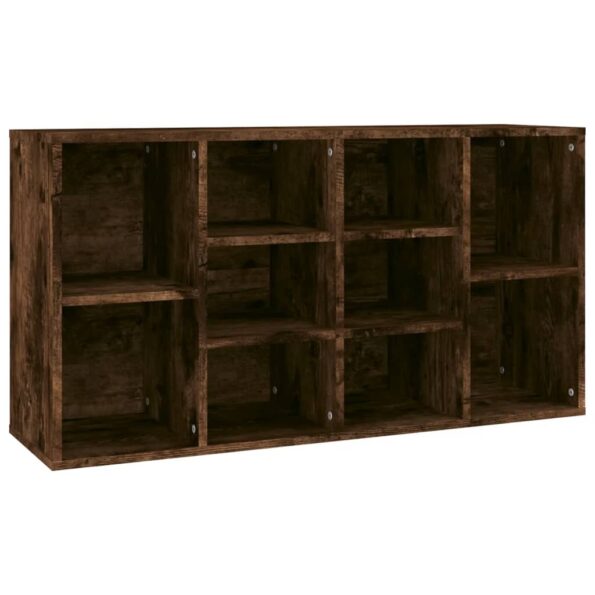 826369_2.jpg vidaXL Lavica na topánky dymový dub 103x30x54,5 cm spracované drevo – Obrázok 2