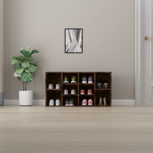 826369_3.jpg vidaXL Lavica na topánky dymový dub 103x30x54,5 cm spracované drevo – Obrázok 3