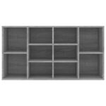 vidaXL Lavica na topánky sivá sonoma 103x30x54,5 cm spracované drevo – Obrázok 5