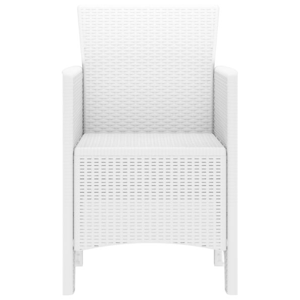 847458_6.jpg vidaXL Záhradné stoličky 2 ks Biela poly ratan – Obrázok 6