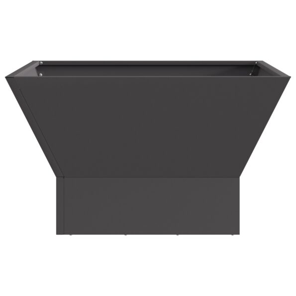 vidaXL Ohnisko Čierna 60 x 60 x 35 cm Oceľ – Obrázok 4