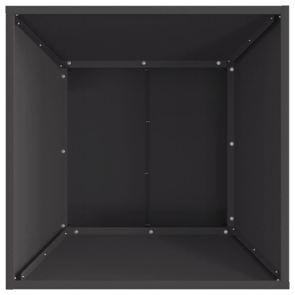 vidaXL Ohnisko Čierna 60 x 60 x 35 cm Oceľ – Obrázok 5