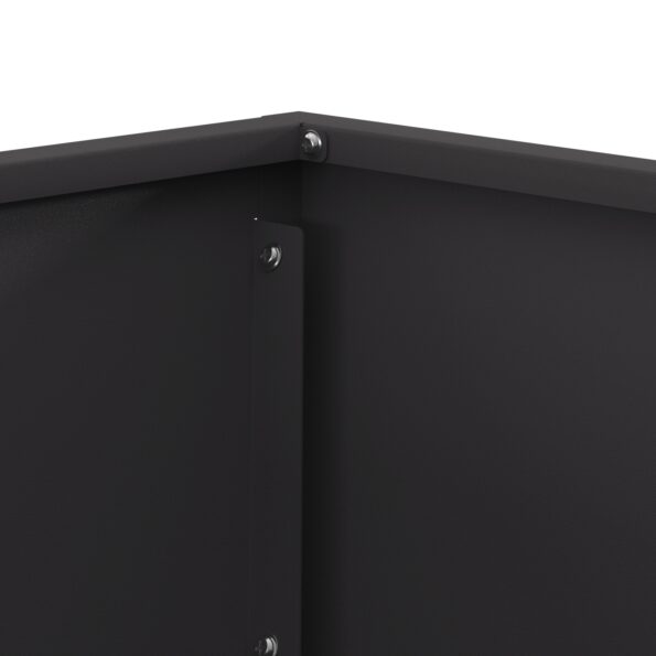 vidaXL Ohnisko Čierna 60 x 60 x 35 cm Oceľ – Obrázok 6