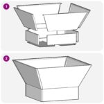 vidaXL Ohnisko Štvorcové Čierne 60x60x35 cm Zocelená Oceľ – Obrázok 10