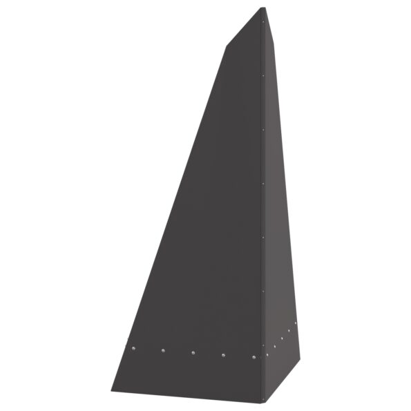 vidaXL Ohnisko Čierna 58 x 40 x 100 cm Oceľ – Obrázok 4