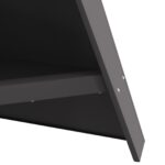 vidaXL Ohnisko Čierna 58 x 40 x 100 cm Oceľ – Obrázok 6