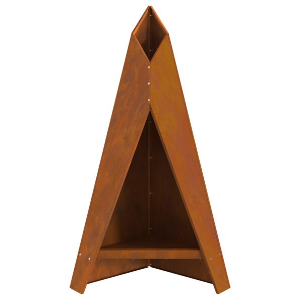 vidaXL Ohnisko Hnedá 58 x 40 x 100 cm – Obrázok 6