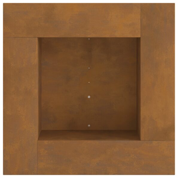 858919_6.jpg vidaXL Ohnisko Štvorcové 60x60x30 cm Zverejnená oceľ – Obrázok 6
