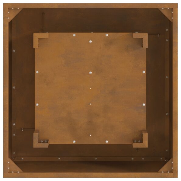 858919_9.jpg vidaXL Ohnisko Štvorcové 60x60x30 cm Zverejnená oceľ – Obrázok 9