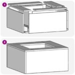 vidaXL Ohnisko Štvorcové 80x80x40 cm Zvetraný Oceľ – Obrázok 11