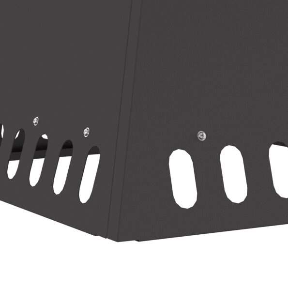 vidaXL Ohnisko Čierne 48x48x40 cm Oceľ – Obrázok 6