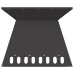 vidaXL Ohnisko Čierne 48x48x40 cm Oceľ – Obrázok 8