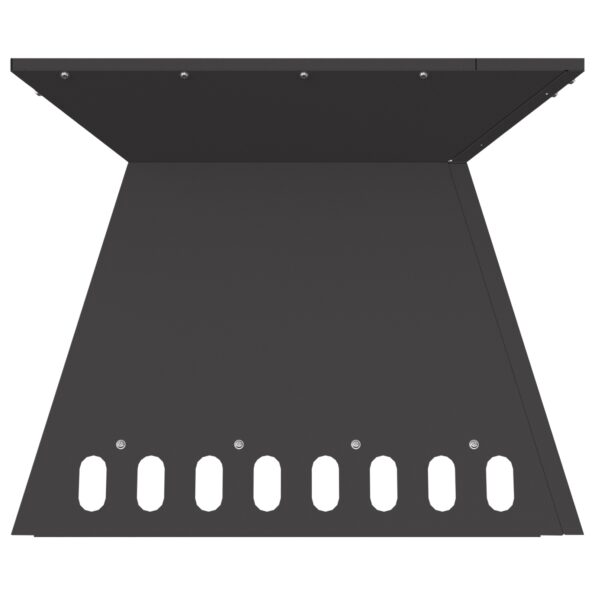 vidaXL Ohnisko Čierne 48x48x40 cm Oceľ – Obrázok 8