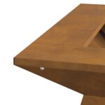 vidaXL Ohnisko 48x48x40 cm Zvetraná oceľ – Obrázok 6