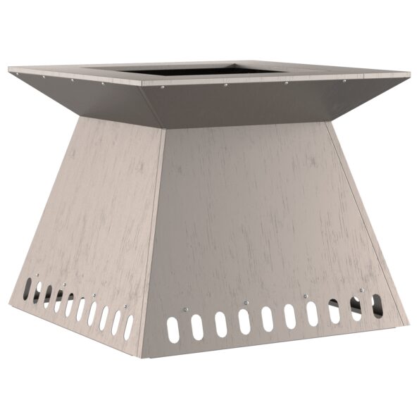 vidaXL Oheň 60x60x50 cm Zvetralá oceľ – Obrázok 4