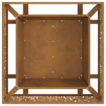 vidaXL Ohnisko Hnedá 80 x 80 x 30 cm – Obrázok 6