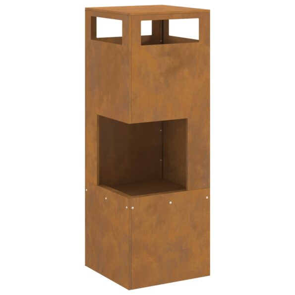 vidaXL Ohnisko Hnedá 35 x 35 x 100 cm – Obrázok 2