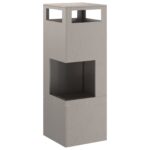 vidaXL Ohnisko Hnedá 35 x 35 x 100 cm – Obrázok 4