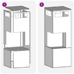 vidaXL Ohnisko Hnedá 35 x 35 x 100 cm – Obrázok 9
