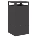 vidaXL Ohnisko Čierna 50 x 50 x 100 cm Oceľ – Obrázok 4