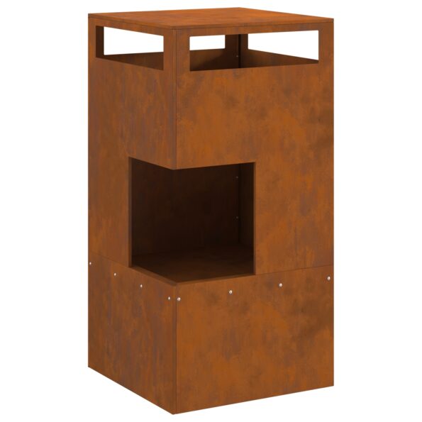 vidaXL Ohnisko Hnedá 50 x 50 x 100 cm – Obrázok 2