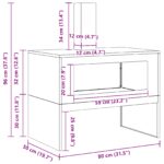 vidaXL Ohnisko s komínom 80x50x96 cm Zpruzená oceľ – Obrázok 11