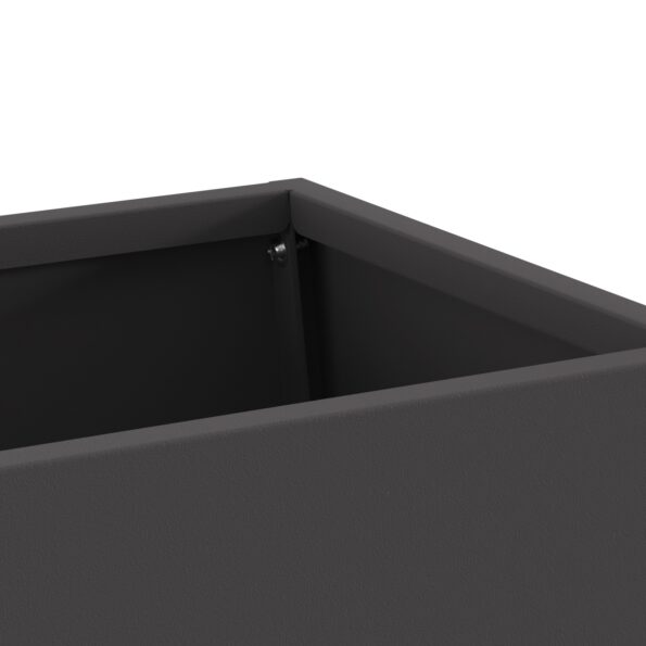 858938_6.jpg vidaXL Ohnisko s úložným priestorom na drevo Čierne 60x35x100 cm Oceľ – Obrázok 6