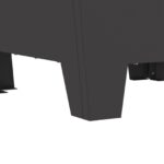 vidaXL Štvorcové Ohnisko Čierne 50x50x30 cm z Ocele – Obrázok 7