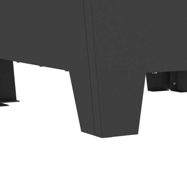 vidaXL Štvorcové Ohnisko Čierne 50x50x30 cm z Ocele – Obrázok 7