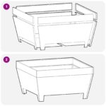 vidaXL Štvorcové Ohnisko Čierne 50x50x30 cm z Ocele – Obrázok 9
