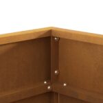 vidaXL Hlavný Ohniskový Štvorcový 50x50x30 cm Opatrený Oceľou – Obrázok 6