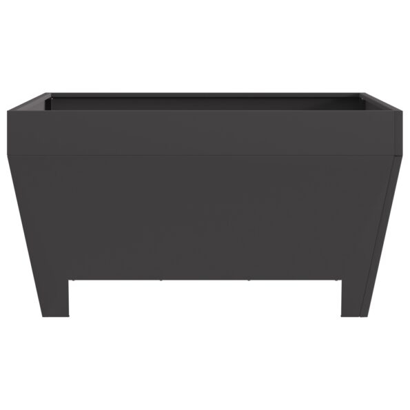 858944_4.jpg vidaXL Štvorcové Ohnisko Čierne 80x80x43 cm Oceľ – Obrázok 4