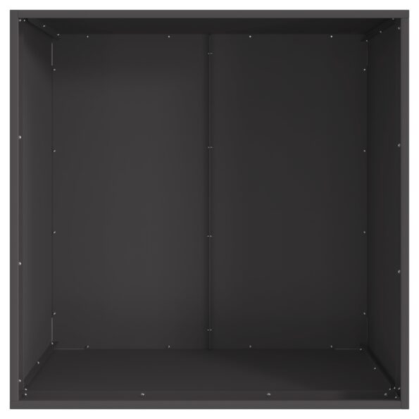 858944_5.jpg vidaXL Štvorcové Ohnisko Čierne 80x80x43 cm Oceľ – Obrázok 5
