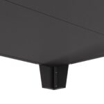 vidaXL Štvorcové Ohnisko Čierne 80x80x43 cm Oceľ – Obrázok 7