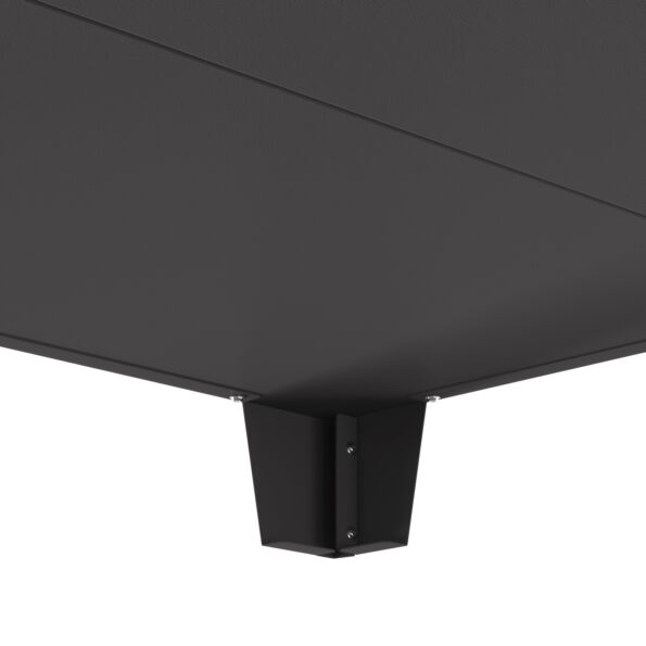 858944_7.jpg vidaXL Štvorcové Ohnisko Čierne 80x80x43 cm Oceľ – Obrázok 7