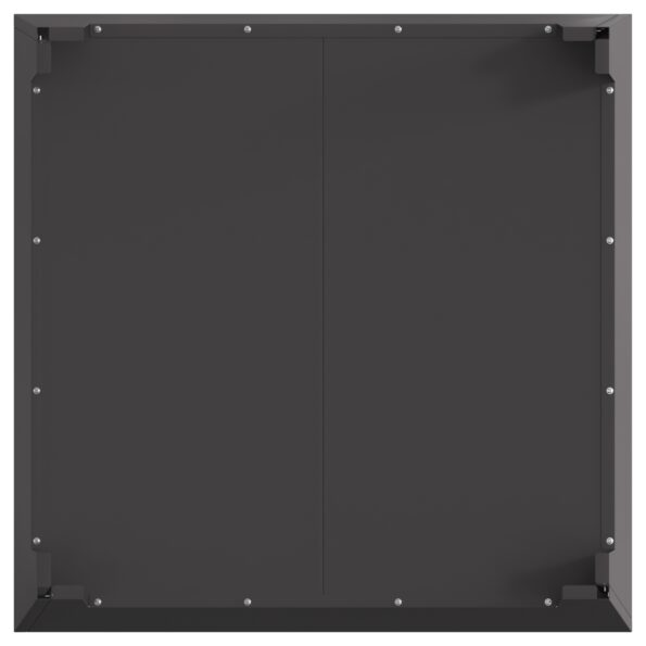 858944_8.jpg vidaXL Štvorcové Ohnisko Čierne 80x80x43 cm Oceľ – Obrázok 8
