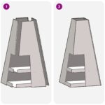 vidaXL Ohnisko s úložným priestorom na drevo Čierne 50x50x100 cm Oceľ – Obrázok 6