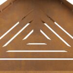 vidaXL Ohnisko s komínom 50x43x52 cm Zvonková oceľ – Obrázok 5