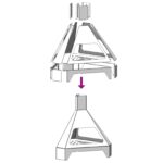vidaXL Ohnisko s komínom 50x43x52 cm Zvonková oceľ – Obrázok 7
