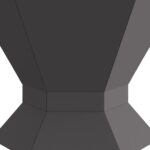 vidaXL Ohnište Hexagonálne Čierne 50x50x40 cm Oceľ – Obrázok 8