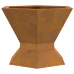 vidaXL Ohnisko Hnedá 50 x 50 x 40 cm – Obrázok 2
