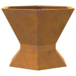 vidaXL Ohnisko Hnedá 50 x 50 x 40 cm – Obrázok 6