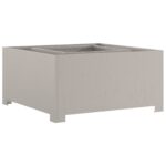 vidaXL Ohnisko Štvorcové 80x80x40 cm Zvetraná oceľ – Obrázok 4