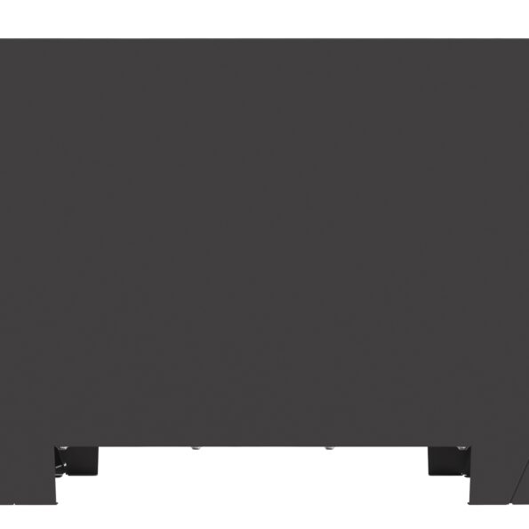 vidaXL Ohnisko Štvorcové Čierne 60x60x30 cm Oceľ – Obrázok 8